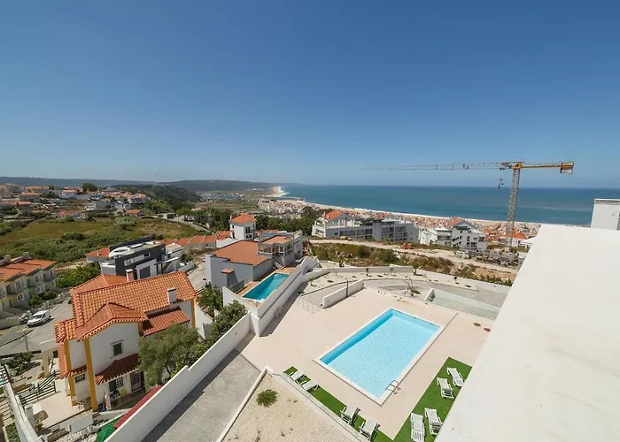 Apartamento Views X - Com Terraço E Vista Mar By Sch Nazaré